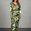 Designer printed shirt and dhoti set for women by Snehal More Designs